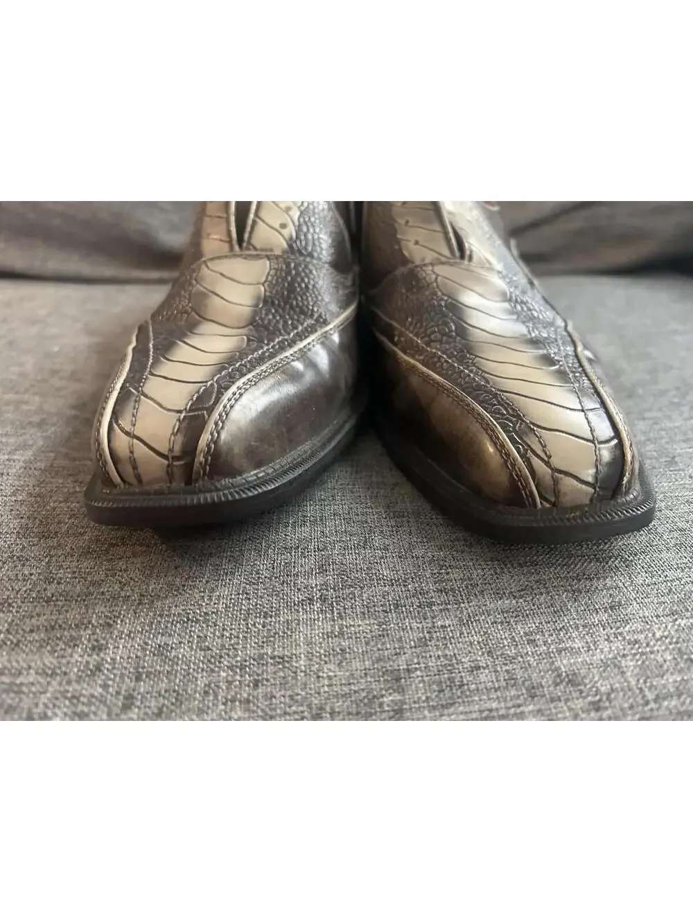 Lucio Ricci Oxford Dress Shoes Men’s Size 11 Lace Up NO LACES